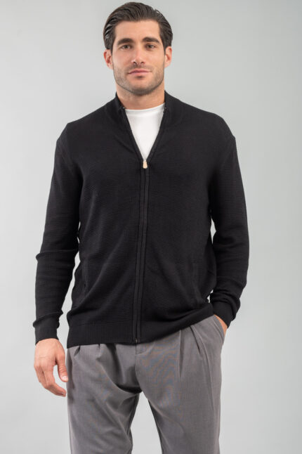 Πλεκτή Ζακέτα Vittorio 700-2324-104 Black
