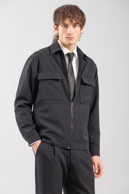 Overshirt Vittorio 300-2425-Merrato Black