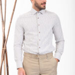 Πουκάμισο Vittorio 800-24-018 Beige