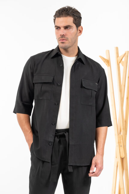Overshirt Vittorio 300-24-Aviano Black