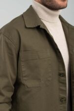 Overshirt Vittorio 300-2324-JAMES Olive - Image 4