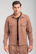 Oveshirt Vittorio 300-2223-LUCIO Camel - Image 3