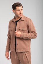Oveshirt Vittorio 300-2223-LUCIO Camel - Image 4