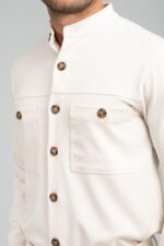 Oveshirt Vittorio 300-2223-MOLVENO Stone - Image 3