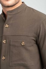 Oveshirt Vittorio 300-2223-MOLVENO Olive - Image 3