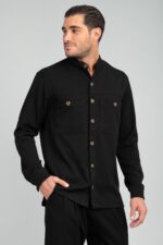 Oveshirt Vittorio 300-2223-MOLVENO Black - Image 3
