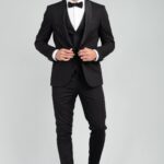 Κοστούμι Γαμπριάτικο Vittorio 100-23-SMOKIN Black