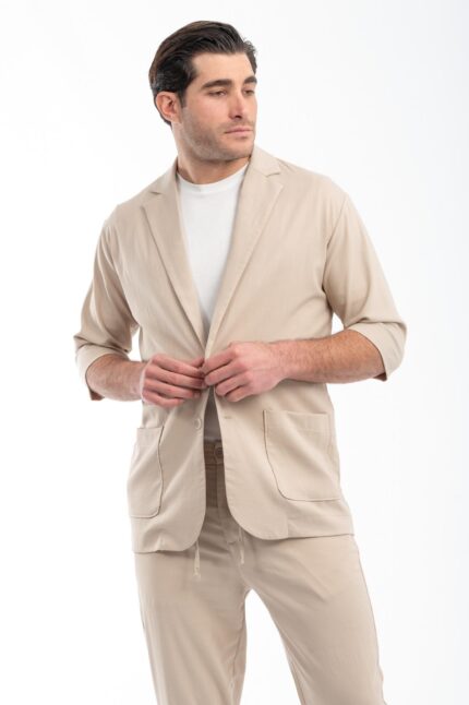 Overshirt Vittorio 300-23-SANTO Beige