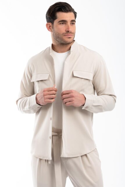 Oveshirt Vittorio 300-23-AVIANO Stone