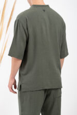 Overshirt Vittorio 300-24-SPIAGGIA Olive - Image 4