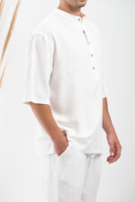 Overshirt Vittorio 300-24-SPIAGGIA White - Image 3