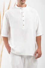 Overshirt Vittorio 300-24-SPIAGGIA White - Image 6