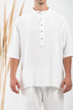 Overshirt Vittorio 300-24-SPIAGGIA White - Image 7