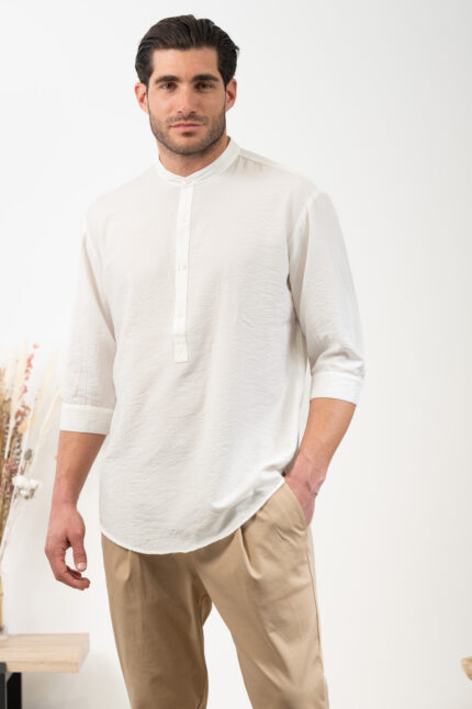 Πουκάμισο Vittorio 800-24-124 Off White