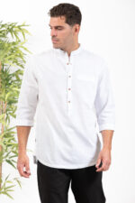 Λινό Πουκάμισο Vittorio 800-24-400 White