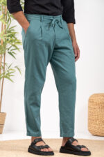 Λινό παντελόνι Vittorio 500-24-Amalfi Dysty Mint