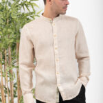 Λινό Πουκάμισο Vittorio 800-24-016 Beige
