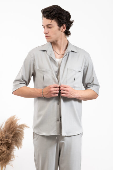 Overshirt Vittorio 300-23-Santo-1 Grey
