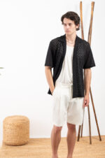 Πουκάμισο Vittorio 800-24-103 Black - Image 2