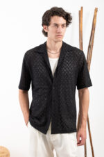 Πουκάμισο Vittorio 800-24-103 Black - Image 6