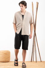 Πουκάμισο Vittorio 800-24-103 Beige - Image 7