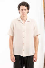 Πουκάμισο Vittorio 800-24-310 Beige - Image 2