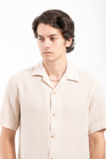 Πουκάμισο Vittorio 800-24-310 Beige - Image 4