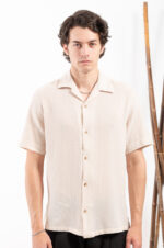 Πουκάμισο Vittorio 800-24-310 Beige - Image 5