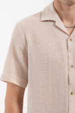 Πουκάμισο Vittorio 800-24-310 Beige - Image 8