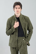 Overshirt Vittorio 300-2425-Azzate Olive - Image 3