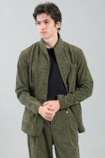 Overshirt Vittorio 300-2425-Azzate Olive - Image 4
