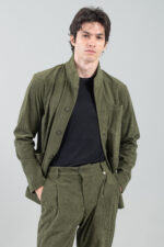 Overshirt Vittorio 300-2425-Azzate Olive - Image 5