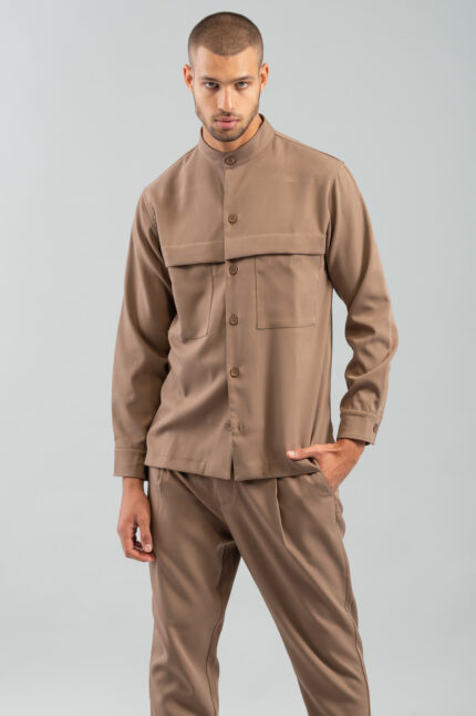 Overshirt Vittorio 300-2425-Pantova Tobacco