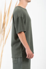 Μπλούζα Vittorio Oversized 200-24-IOS Olive - Image 3
