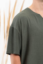 Μπλούζα Vittorio Oversized 200-24-IOS Olive - Image 7