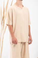 Μπλούζα Vittorio Oversized 200-24-IOS Beige - Image 2