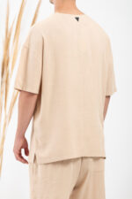 Μπλούζα Vittorio Oversized 200-24-IOS Beige - Image 4