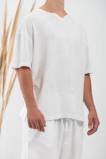 Μπλούζα Vittorio Oversized 200-24-IOS White - Image 2