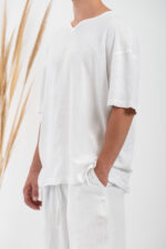 Μπλούζα Vittorio Oversized 200-24-IOS White - Image 4