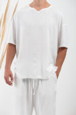 Μπλούζα Vittorio Oversized 200-24-IOS White - Image 5