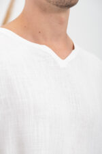 Μπλούζα Vittorio Oversized 200-24-IOS White - Image 8