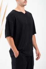 Μπλούζα Vittorio Oversized 200-24-IOS Black - Image 3