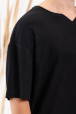 Μπλούζα Vittorio Oversized 200-24-IOS Black - Image 5