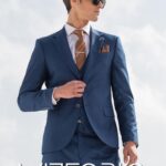 Κοστούμι Vittorio 100-24-PONTE Blue