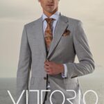 Κοστούμι Vittorio 100-24-PONTE Grey