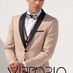 Κοστούμι Γαμπριάτικο Vittorio 100-23-SMOKIN-2 Beige