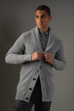 Πλεκτή ζακέτα Vittorio 700-2223-007 Ecru - Image 4