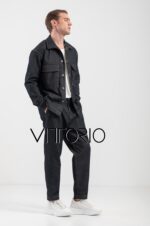 Overshirt Vittorio 300-2425-ROSSETO Black