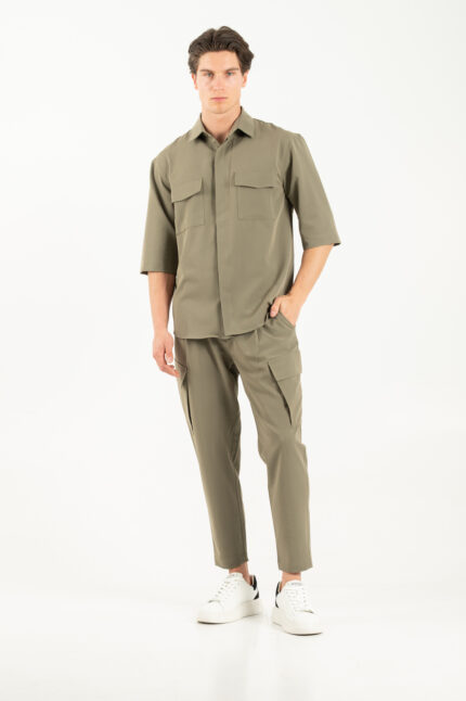 Overshirt Vittorio 300-25-BELLAGIO Olive