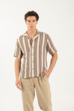 Πουκάμισο Vittorio 800-25-012 Beige